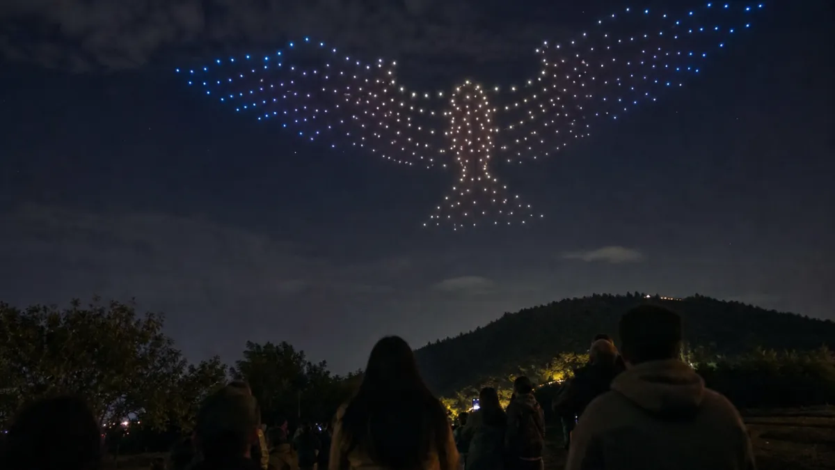 Drone art show : tout savoir sur ces ballets lumineux
