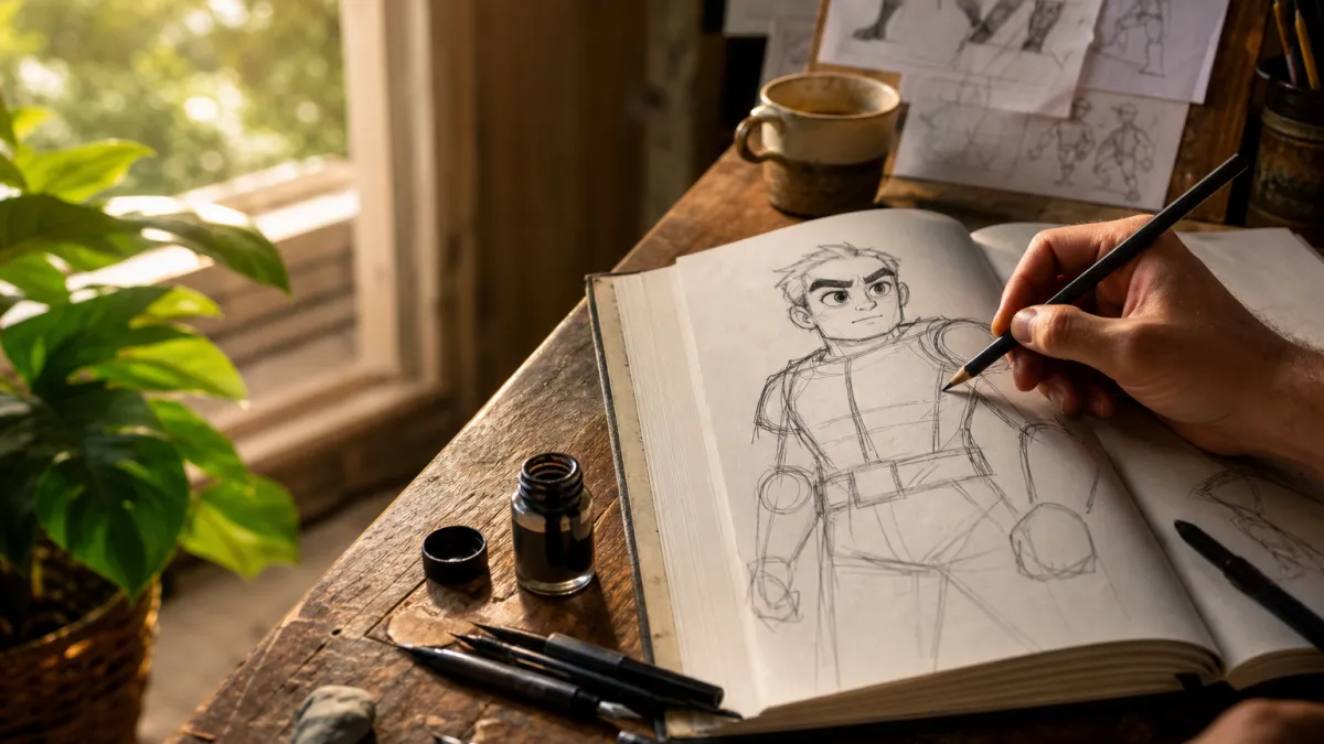 Comment créer des personnages de BD : de l'esquisse au héros