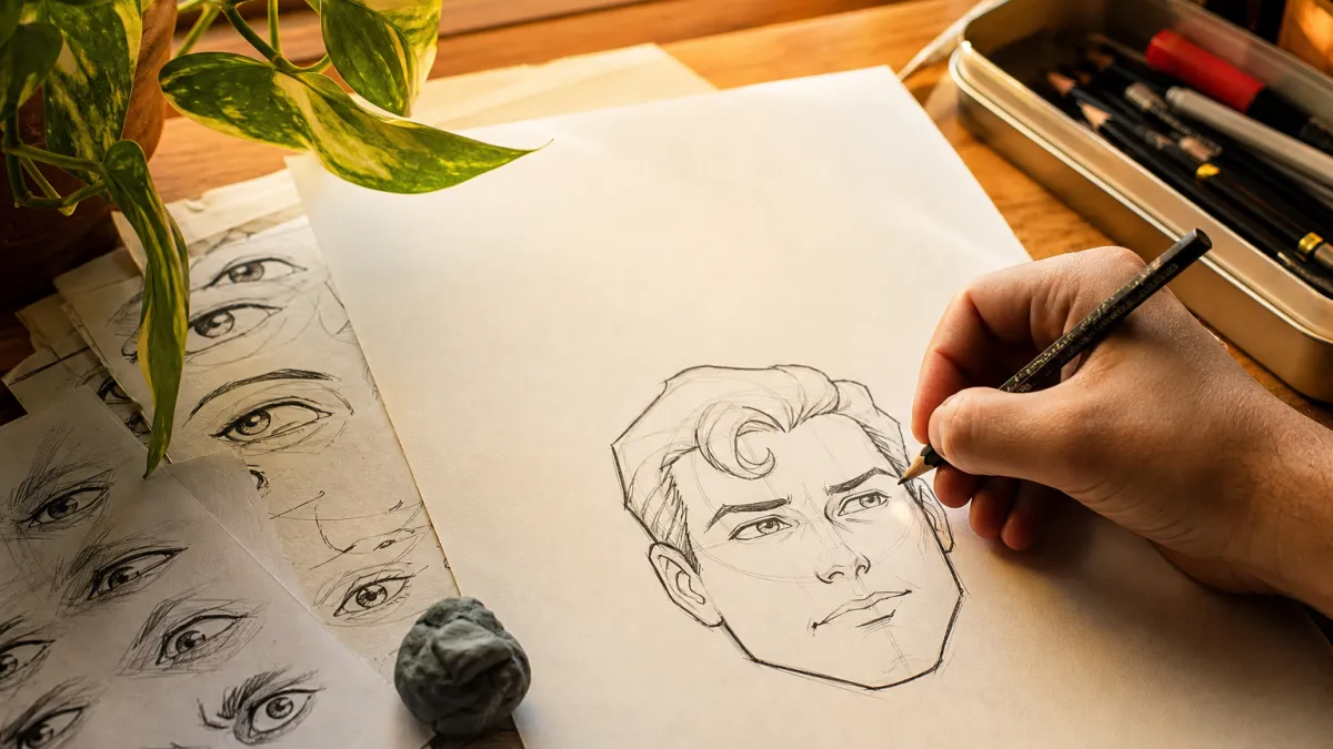 Comment dessiner un visage de bd : guide étape par étape
